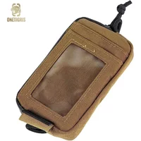 ONETIGRIS Waterproof EDC Pouch Portable Key Change Purse Wallet Travel Kit Coin Mini Purse & Card Slots And Zippers Pouch