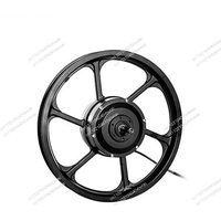 aluminum alloy integrated wheel motor electric bicycle mountain bike copper core motor
