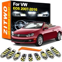 ZITWO 13Pcs Canbus LED Bulb Interior Light Kit For VW Volkswagen EOS 2007 2008 - 2011 2012 2013 2014 2015 2016 Car Accessories