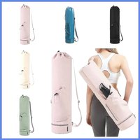 Large Capacity Yoga Backpack, Waterproof Yoga Mat Bag with Adjustable Shoulder Straps, Breathable Sports Gym Bag