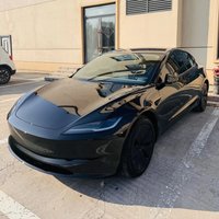 For Tesla Model 3 Highland 2024 2025 2026 Pre-cut PPF Bright Black DIY Color Change Film PET Paint Protection Film Anti-Scratch
