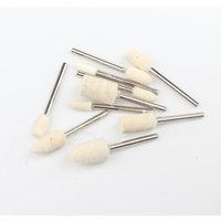 10Pcs/5Pcs Wool Felt Mounted Polishing Buffing Wheel OD 3-10mm Grinding Head for Dremel Drill Rotary Tool 3mm Shank