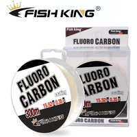 FISH KING 300m FluoroCarbon Coating Monofilament Nylon Fishing Line Japan Imported Super Strong Profesional carp Fishing Line