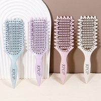 KPOP Curling Brush - Nylon bristles and ABS handle for creating curly hair styling Special for real hair wigs