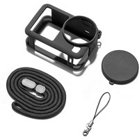 3in1 Silicone Case Lens Cap Strap Anti Fall Dustproof Anti-collision Protection Cover for DJI Osmo Action 6 Camera Accessories