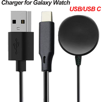USB C Charger For Samsung Galaxy Watch 7/6/6 Classic/5/5 Pro/4/4 Classic,Featuring a Magnetic Charging Cable,Without Battery