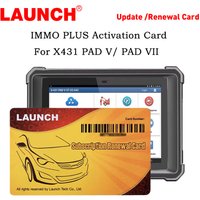 LAUNCH Original 1/2 Years IMMO PLUS Renewal Update Card Software Activation Card Support for X431 PAD V/PAD VII