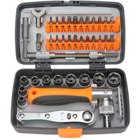 AliExpress NONE 1 Set Professional Motorcycle Bicycle Quick Maintenance Tool 38pcs Labor-Saving Ratchet Multi-Purpose Screwdriver Set