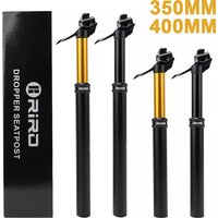 AliExpress riro Bike Dropper Seatpost 350mm/400mm MTB Bicycle Saddle Post Adjustable Aluminum Alloy Mountain Road Bike Cycling Chair Tube Part