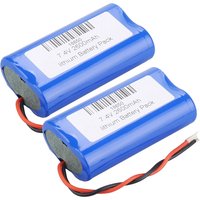 18650 7.4V 2600mAh Li-ion rechargeable battery with PCB protection board