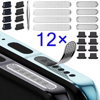 1-12Pcs Universal Metal Mesh Anti Dust Proof Adhesive Net Cover Sticker For IPhone 17 16 15 ProMax 16Plus Speaker Hole Anti-Dust