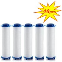 10-40pcs Shower Head Replacement PP Cotton Filter Water Purification Bathroom Accessories for Universal Shower Water Cleaning