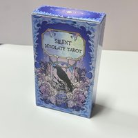 Silent Desolate Tarot Deck 78 Pcs English Mysterious Divination Card Game Holiday Party Cards Games For Family and Friends