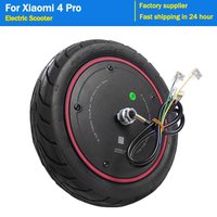 36V 350W Engine Motor Front Wheel Assembly for Xiaomi 4 Pro Electric Scooter 10 Inch 60/70-7.0 Kickscooter Vacuum Tyre Parts