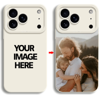 Custom Matte Case for iPhone 17 16 15 14 13 12 11 Pro Max 16e 17 7 8 Plus XR X DIY Personalized Photo Picture Soft Cover Funda
