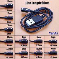 YanXi 2Pin 4Pin Smartwatch Dock Charger Adapter USB Magnetic Charging Cable Cord For Adult/Kids Smart Watch Power Charge Wire