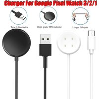 1Pc Type C Charger For Google Pixel Watch 1 2 3 Charging Cable Stock For Google Pixel Watch 3 2 1 Power Charge Wire Accessories