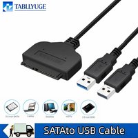 USB to SATA 3 Cable USB 3.0 Adapter Cable Connector Support 2.5 Inch SSD HDD Hard Drive for Computer