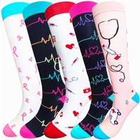 58 Styles Compression Socks Women Medical Nursing Stockings 20-30mmHg Edema Diabetes Varicose Veins Running Compression Socks