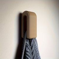 Auto-Locking Gravity Towel Holder Punch-Free Wall Mounted Self-Clamping Bathroom Towel Rack No Drilling Novelty Towel Hanger
