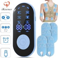 New Boday Massager Muscle Stimulator 18 Modes 30 Intensity EMS TENS Full Body Massage Tool Relax Slimming Machine