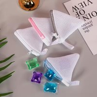 3pcs Reusable Mesh Laundry Bags, Zippered, for Scented Beads, Delicates, Small Items, Machine Wash