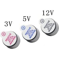 10pcs 3v 5v 12v Active Buzzer Magnetic Long Continous Beep Tone 12095 12*9.5mm 12065 12X6.5MM 0955 0905 9*5MM Integrated
