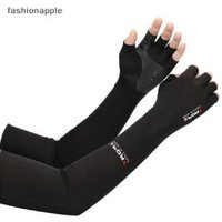 AliExpress NONE 1Pair Sport Arm Sleeves Cycling Running Fishing Climbing Arm Cover Sun UV Protection Ice-Cool Sleeves 5 Finger Cuff Sleeves