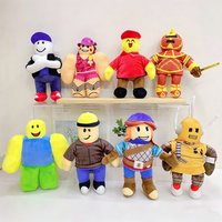 Roblox Plush Toys Noob Experiment Stuffed Doll Soft Plushie For Boys Girls Birthday Gift Party Favor Fan Collection Home Decor