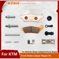 OTOM Motorcycle Front Brake Caliper Spring Brake Pad Rubber Stainless Steel Maintenance Kit For KTM EXCSXF XCW HUSQVARNA Brembo
