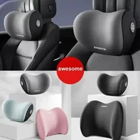 Car Headrest/Lumbar Support Car Neck Pillow Waist Cushion Driver Seat Backrest Car Cushion Driving Lumbar Support Waist Support