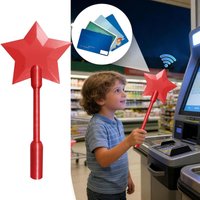 3D Printed Credit Card Wand one-touch Payment Stick contactless payment card holder Funny Lightweight Credit Card Holders