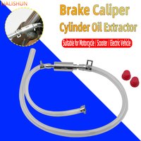 Motorcycle Brake Bleeding Oil Change Pump Tool with One Way Valve Hydraulic Clutch Valve Tube Set Hose Leak-Proof Exhaust Tube