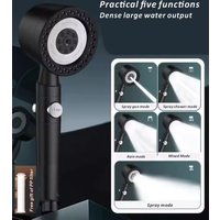 New 5 Modes High Pressure Shower Head Water Saving Large Flow Portable Shower Filter Showers Sprayer Set Bathroom Accessories