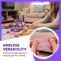 Stress Balls Simulation Food Squishies Bun Steamer Squeeze Gifts Colorful Glitter Dumpling Release Ball Sensory Squeeze Toy