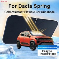For Dacia Spring 2021-2026 Car Windshield Sunshade Cover Front Window Sun Shade Heat Insulation Auto Accessories