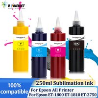 Winnerjet 250ml Sublimation Ink For Epson All Printer XP-3155 WF-3800 WF-4800 SC-F100 F170 F570 ET-14000 ET-14100 ET-15000