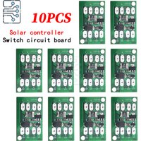 10/1pcs Automatic Solar Panel Battery Charger Board Night Light LED Lamp Control Switch Battery Charging Controller Module