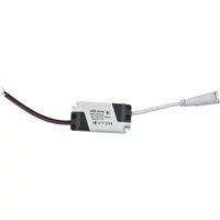 12-24V Drive Power DC LED Panel Driver 300mA Constant Current 3W 6W 12W 18W 24W DC LED Power Supply For LED Panel Lights