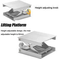 Aluminium Alloy Laser Support Base Lifting Platform 360 Degree Rotation Table Lifting Stand Platform Automatic Leveling Bracket