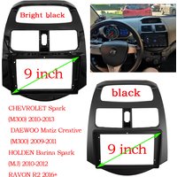 9 Inch Radio Fascias for Chevrolet Spark 2010-2016 Double Din DVD Stereo Panel Dashboard Refitting Installation Frame
