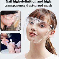 Professional Full Face Shield Unisex Eye Shield Mask Sunglasses Shield Face Protectors Guard Nail Art Kitchen Cooking Tool