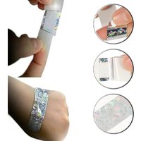 50pcs/set Laser Color Band Aid Shining Wound Skin Patch Plaster for First Aid Dressing Scratches Incised Wound Adhesive Bandages