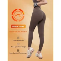 AliExpress COZOK Autumn Winter New High Waist Tight Warm Sport Leggings Elastic Slim Running Cycling Casual Workout Fitness Yoga Pants