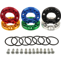 Motorcycle ATV CNC 28mm Carb Carburetor Flange Spinner Plate Adaptor Inlet Manifold Adjuster for Pit Dirt Bike Buggy Quad