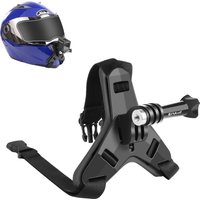 PULUZ Motorcycle Helmet Chin Strap Mount for GoPro, DJI Osmo Action and Other Action Cameras Full Face Helmet Chin Mount Holder