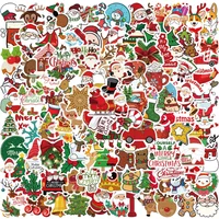 10/50/100pcs Kawaii Cartoon Christmas Santa Claus Aesthetic Stickers Kids Toy Diary Laptop Scrapbook Decoration Graffiti Sticker