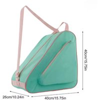 Waterproof Roller Skate Bag Adjustable Shoulder Straps Skating Skiing Gear Travel Storage Bags for Kids Youth Women Men