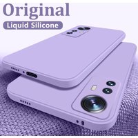 For Xiaomi 12T Pro Case Luxury Square Liquid Silicone Phone Cases For Xiaomi Mi 12T Mi12T Pro Soft Back Cover for Xiaomi 12T Pro