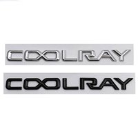 COOLRAY letter badge car stickers For Geely coolray refitted black personalized logo rear boot label trunk side door parts